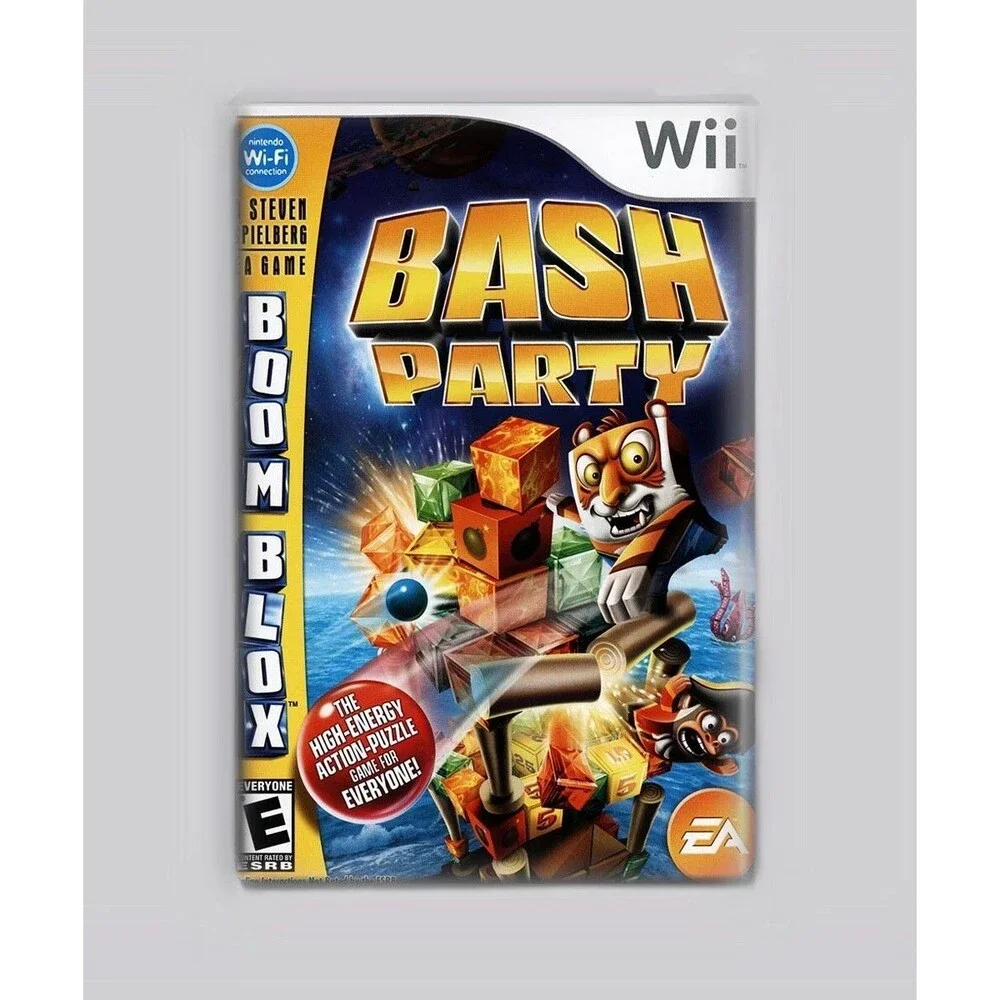 Boom Blox: Bash Party - Nintendo Wii - Puzzle Game - With User Manual